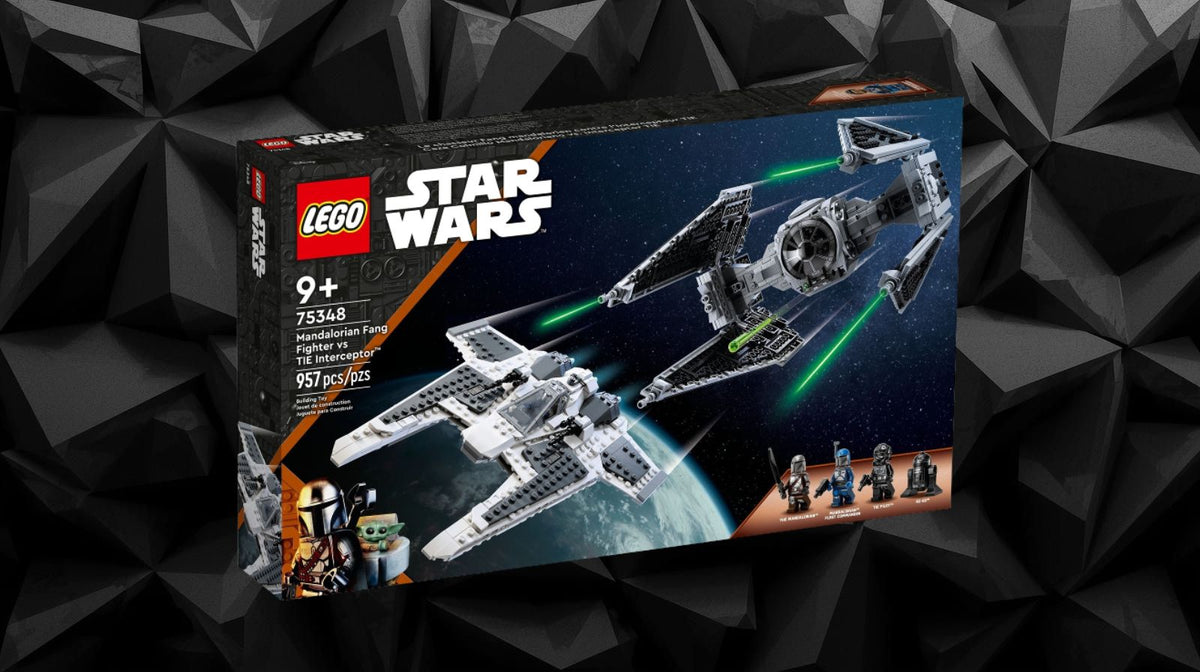 LEGO Star Wars - Mandalorian Fang Fighter vs TIE Interceptor - 75348