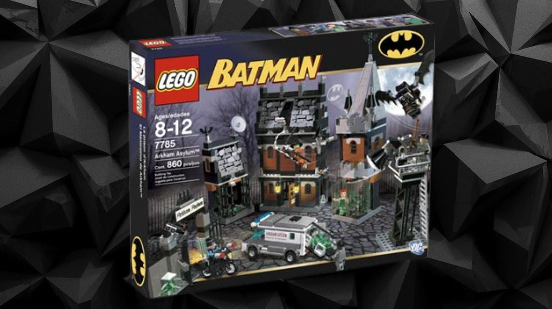LEGO 7785 Arkham Asylum - Rare Retired Batman Set